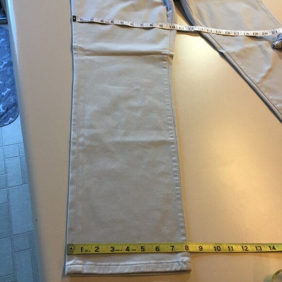 Nautica Mens Pants Size 32x30 Straight Fit Stretch Tan Preppy Hipster - Picture 11 of 11